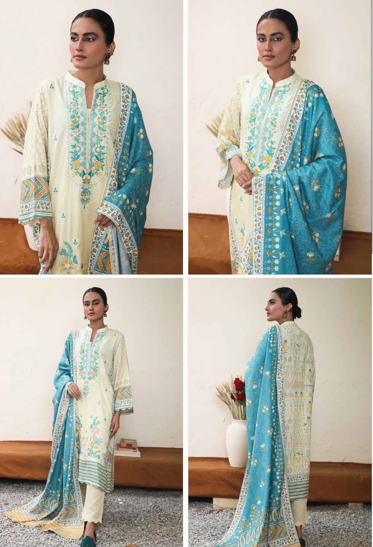 3 PIECE - PREMIUM EMBROIDERED
KARANDi