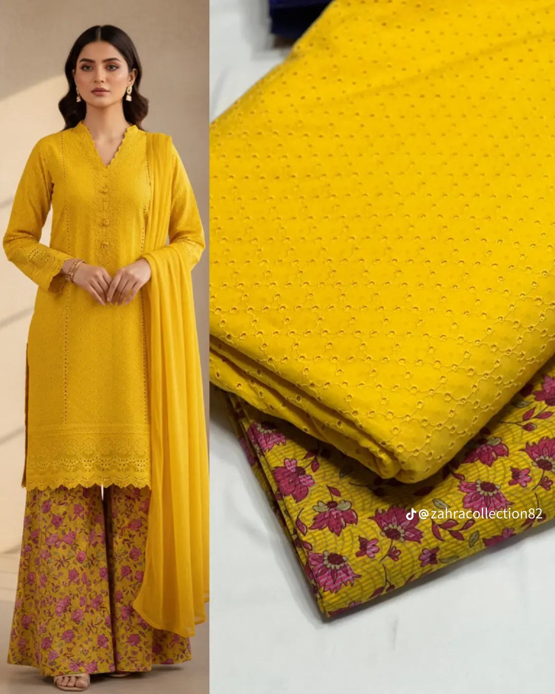 SoftStitch.pk – Emerald Grace 3-Piece Lawn Suit