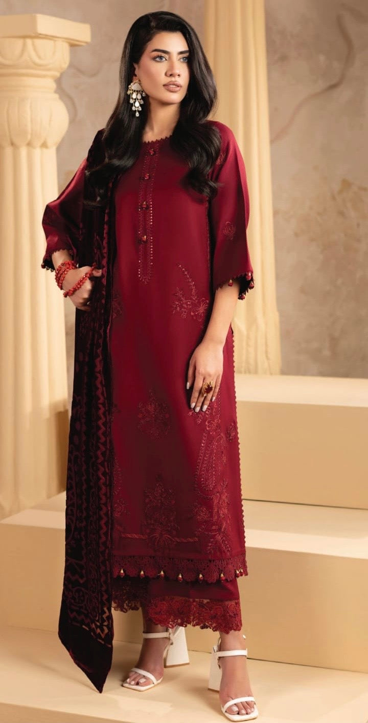 RAGYAAL BY SANAMSAEED PLACHI SHAWL UNSTITCHED COLLECTION