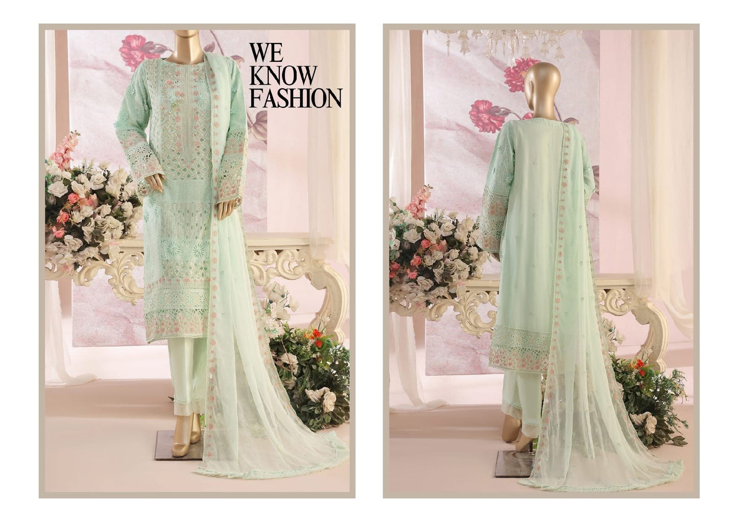 EXCLUSIVE | BIN SAEED LUXURY EMBROIDERED CHIFFON 3PC STITCHED COLLECTION