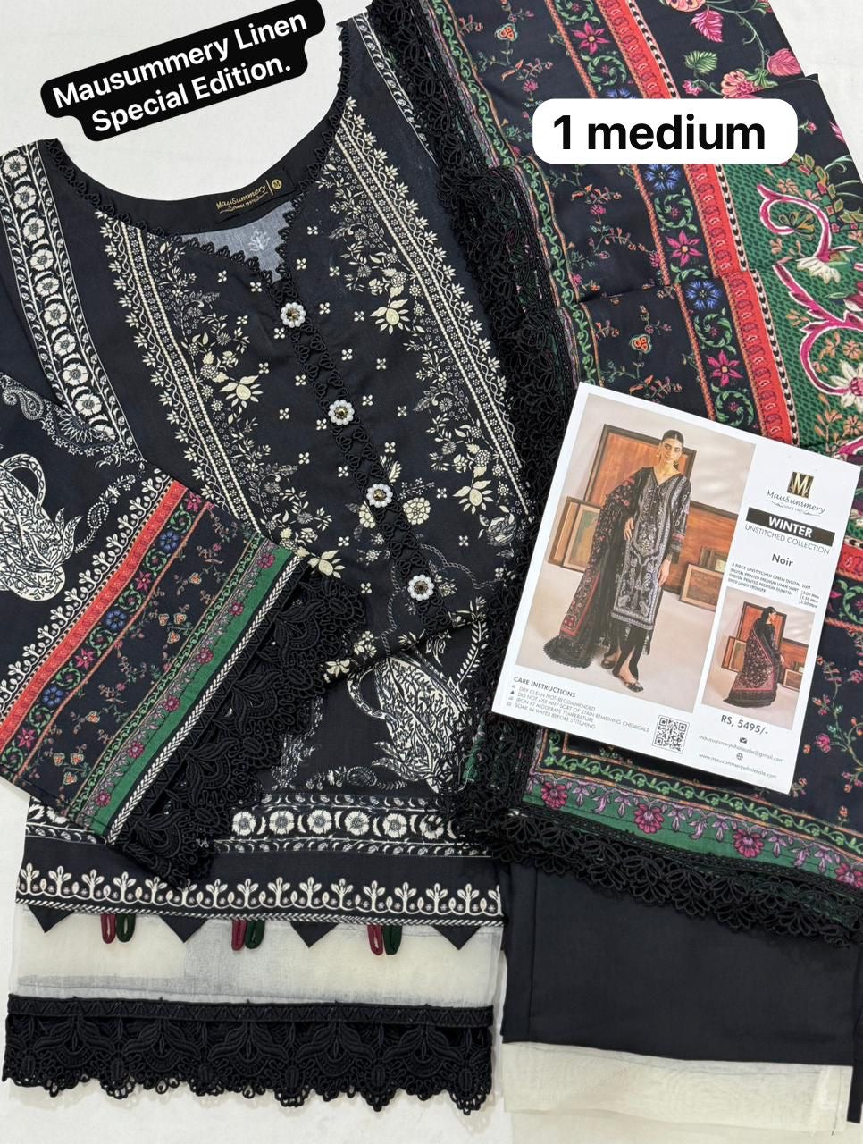 Mausummery Linen Stitched