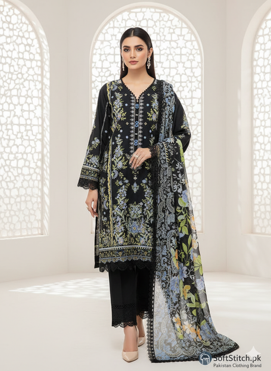 3-Pc Stitched Ready to Wear