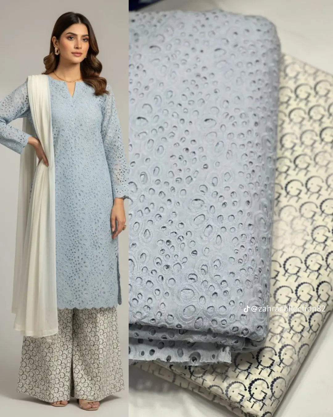 SoftStitch.pk – Emerald Grace 3-Piece Lawn Suit