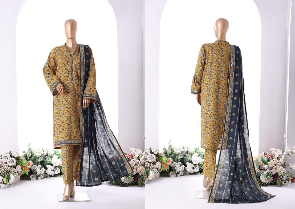 EXCLUSIVE | BIN SAEED PRINTED KHADDAR.