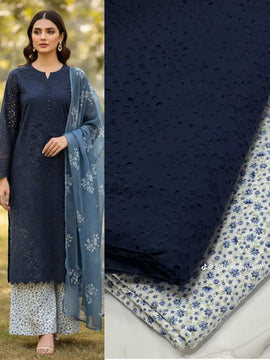 SoftStitch.pk – Emerald Grace 3-Piece Lawn Suit