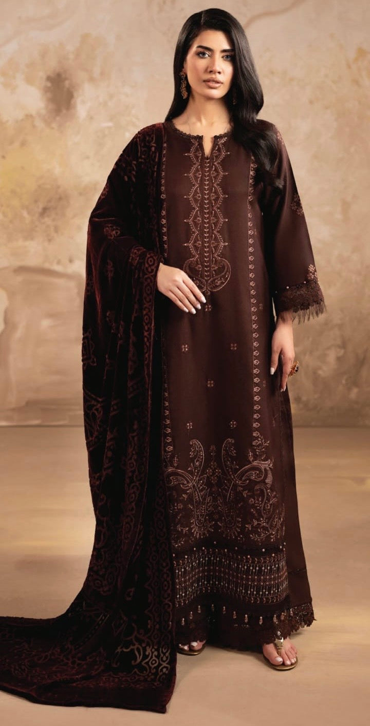 RAGYAAL BY SANAMSAEED PLACHI SHAWL UNSTITCHED COLLECTION