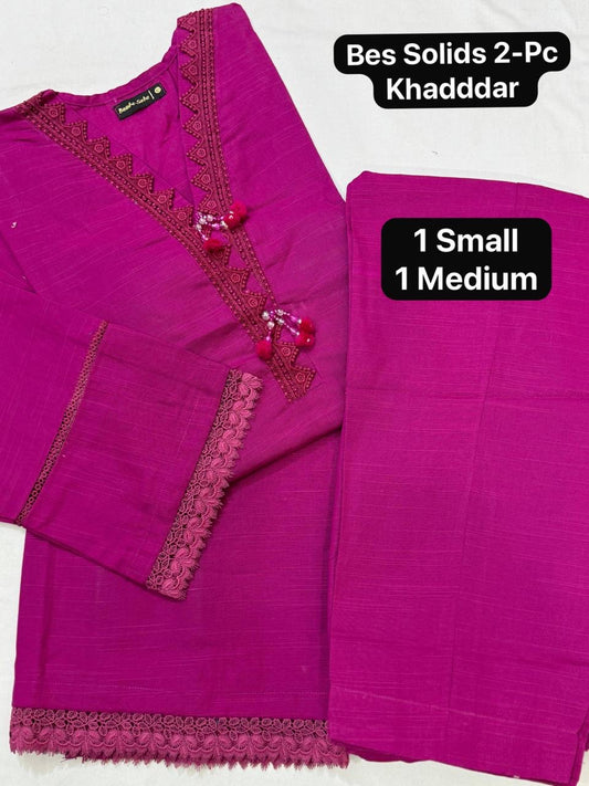 Baad e Saba Luxury Solids
Khaddar 2-Pc