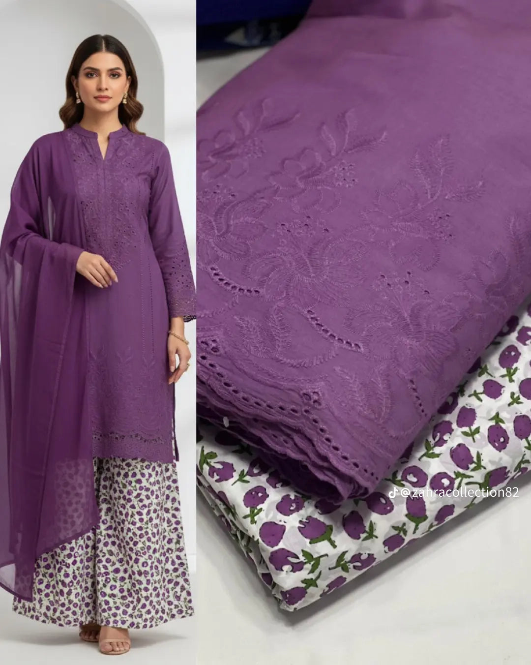 SoftStitch.pk – Emerald Grace 3-Piece Lawn Suit