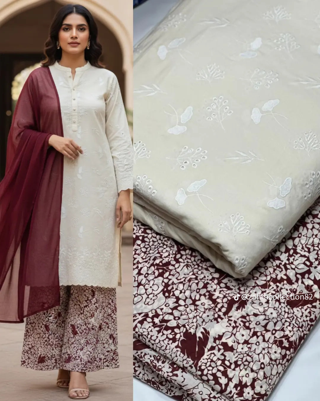 SoftStitch.pk – Emerald Grace 3-Piece Lawn Suit