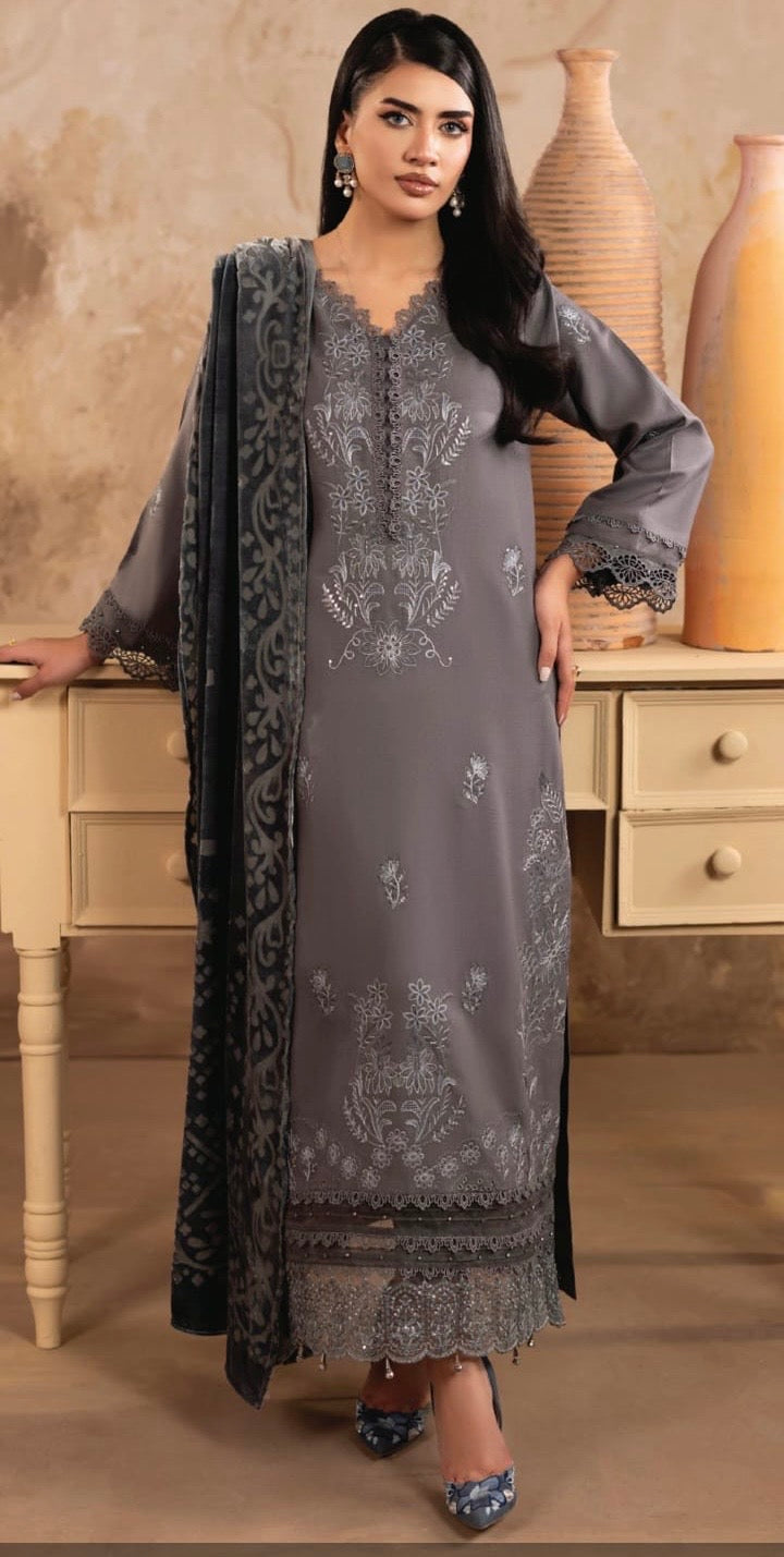 RAGYAAL BY SANAMSAEED PLACHI SHAWL UNSTITCHED COLLECTION