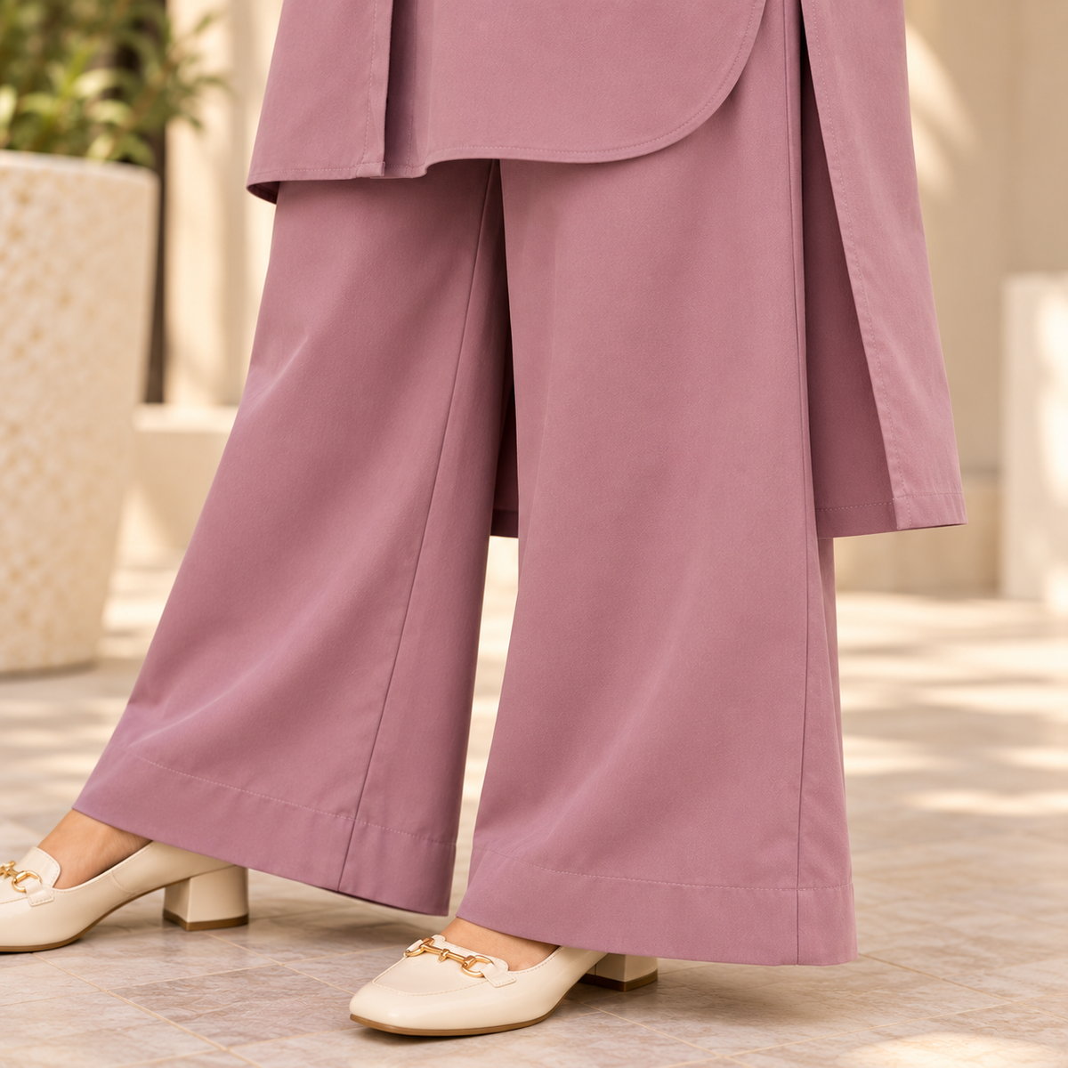 Dusty Mauve – Mauve 2-Piece Co-Ord Set for Women