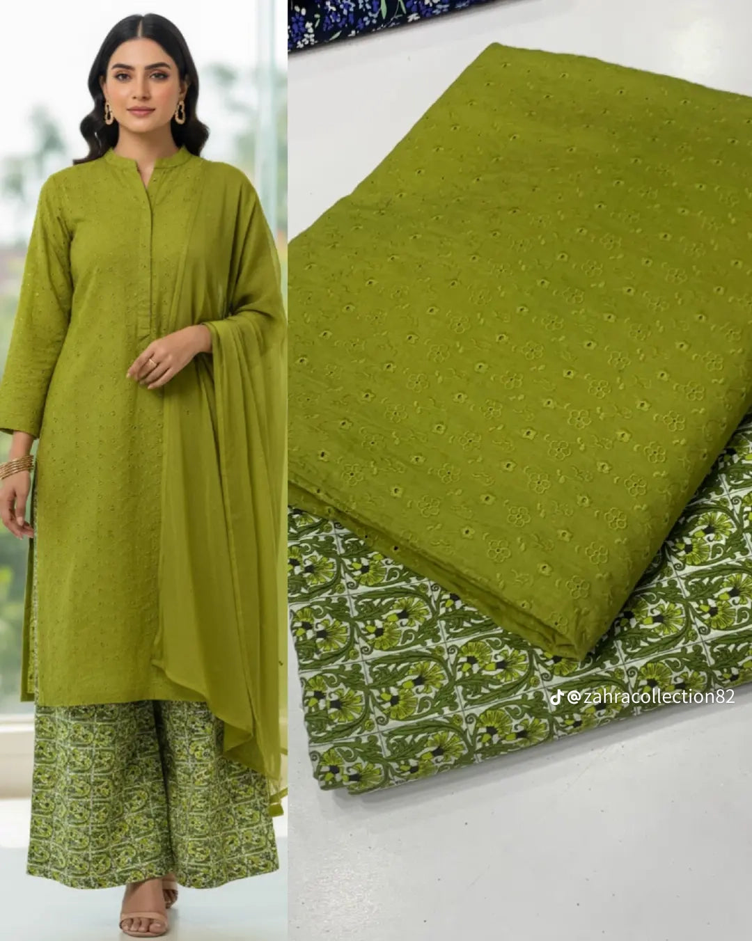 SoftStitch.pk – Emerald Grace 3-Piece Lawn Suit