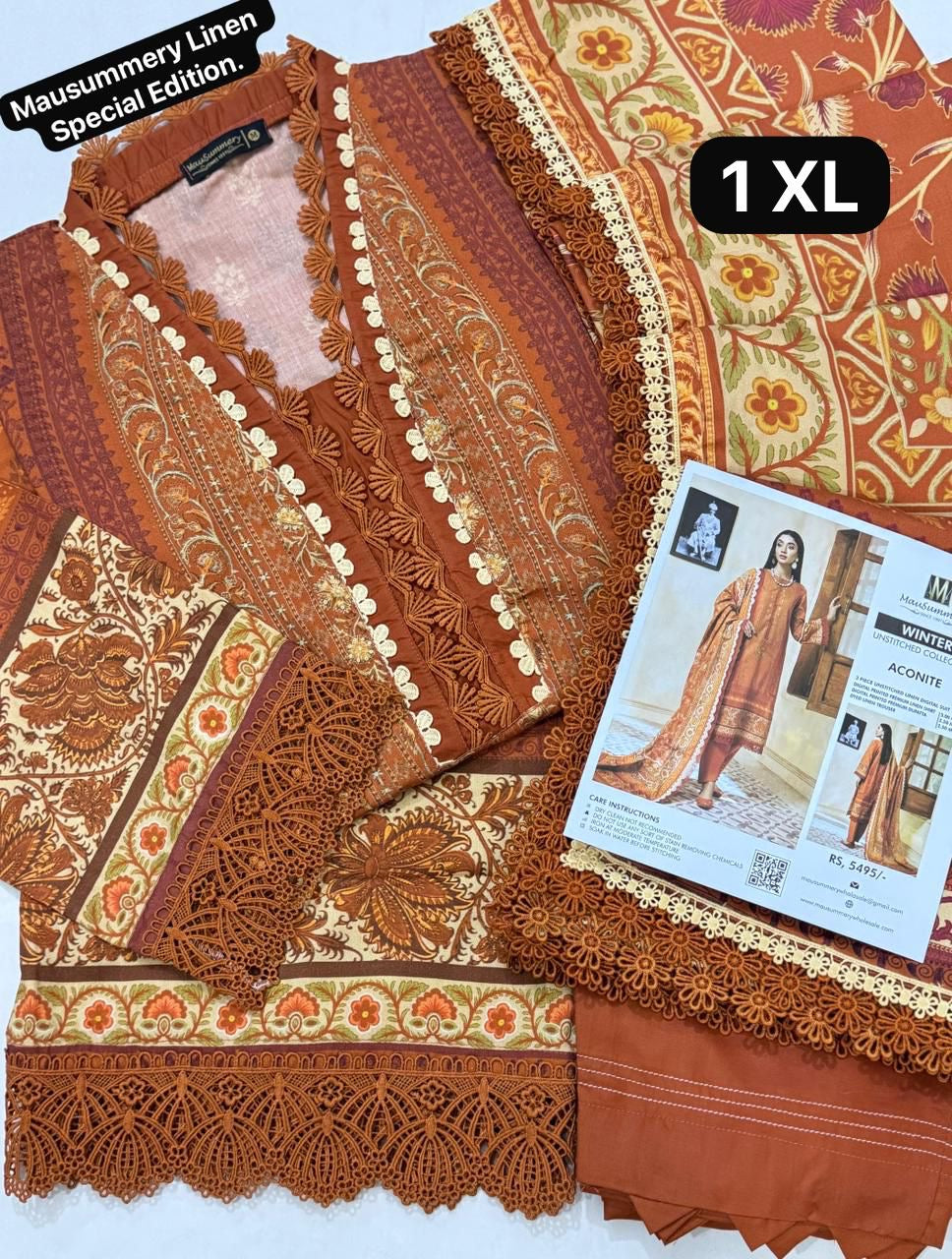 Mausummery Linen Stitched