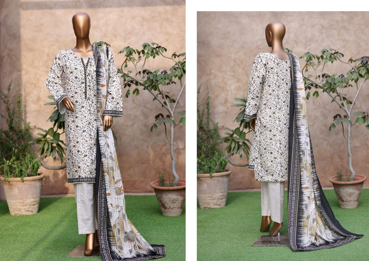BIN SAEED PRINTED KHADDAR 3PC