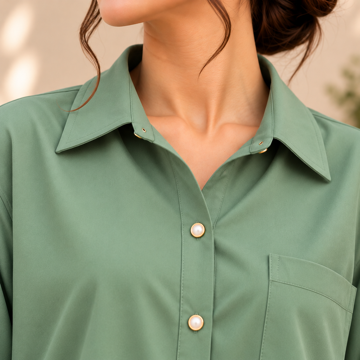 Sage Serenity – Sage Green 2-Piece Co-Ord Set for Women